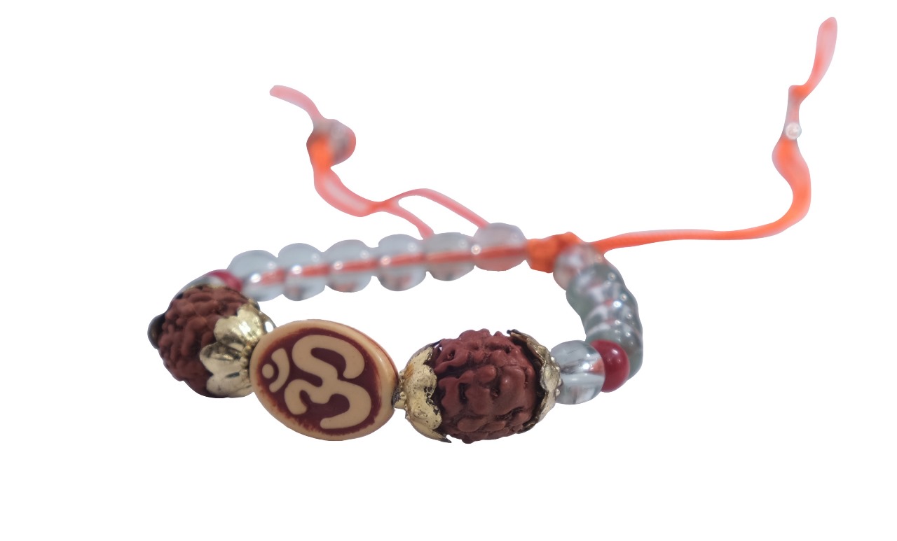 Rudraksh Om Bracelet